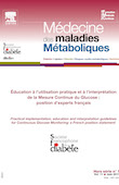 Éducation à l'utilisation pratique et à l'interprétation de la Mesure Continue du Glucose