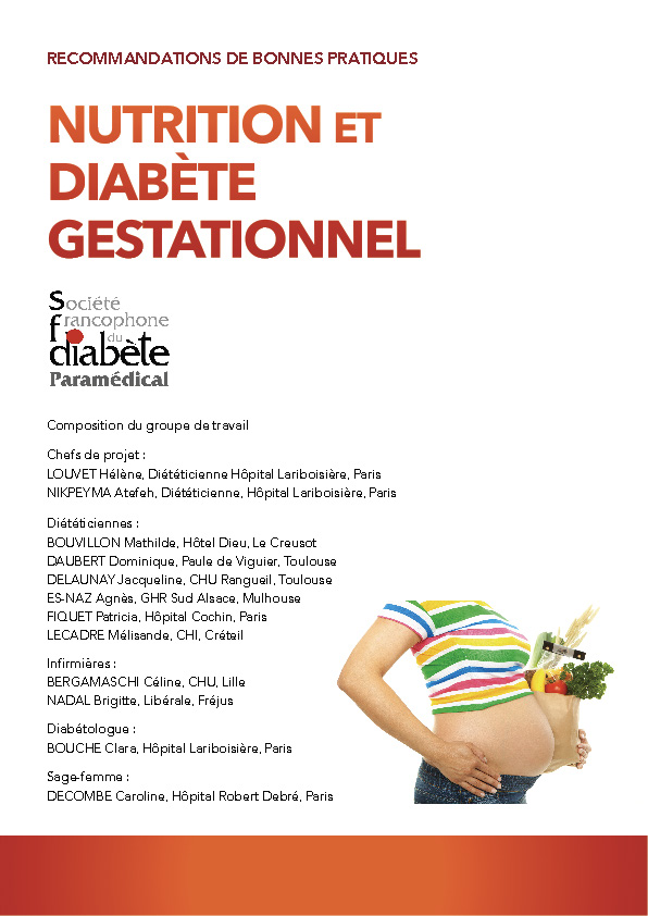 Nutrition et diabète gestationnel